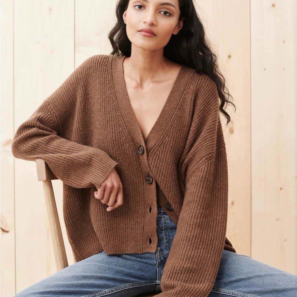 Jenni Kayne Cropped Cocoon Cardigan XS